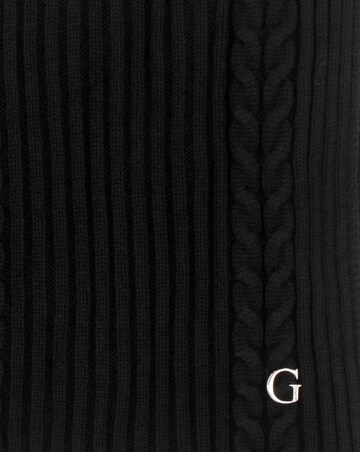 Guess Black Knitted G Logo Scarf