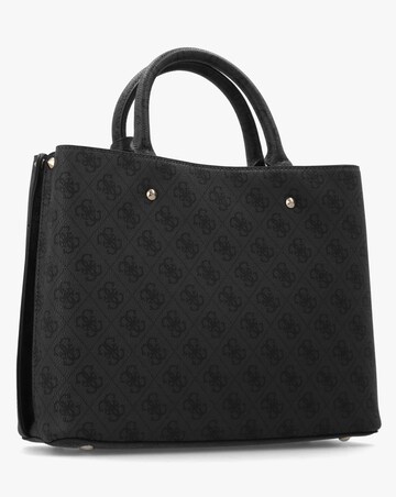 Guess Meridian II Girlfriend Coal Logo Satchel Bag