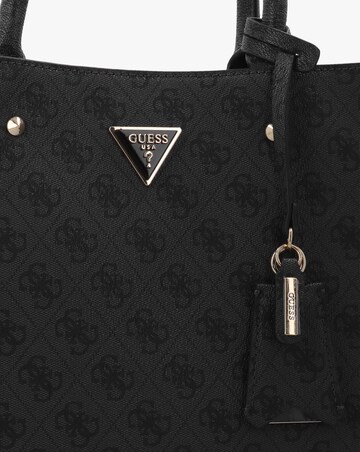 Guess Meridian II Girlfriend Coal Logo Satchel Bag