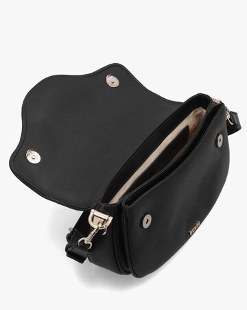 Guess Dea Flap Black Shoulder Bag
