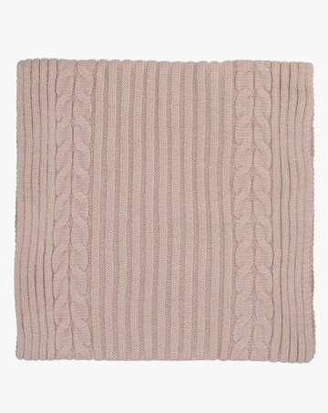 Guess Pink Knitted G Logo Scarf