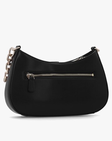 Guess Carrie Top Zip Black Shoulder Bag