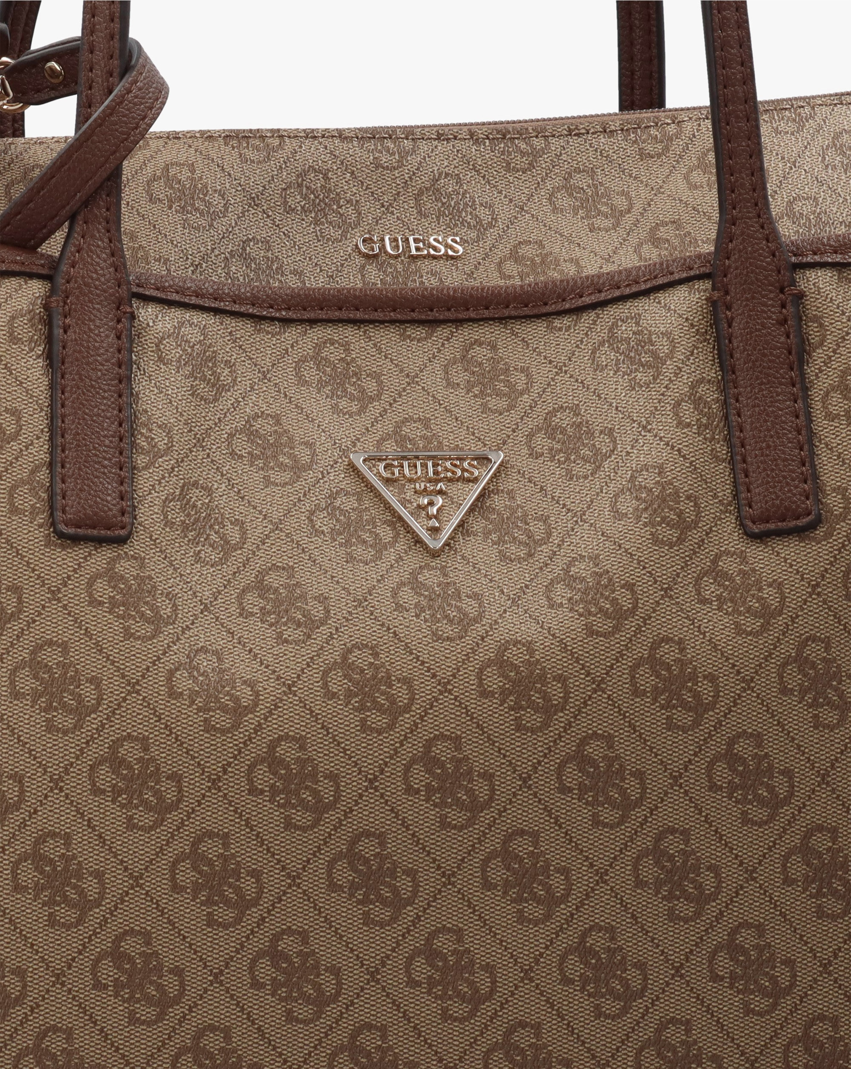Guess Victtoria II Latte Logo 2 In 1 Tote Bag | JD Williams