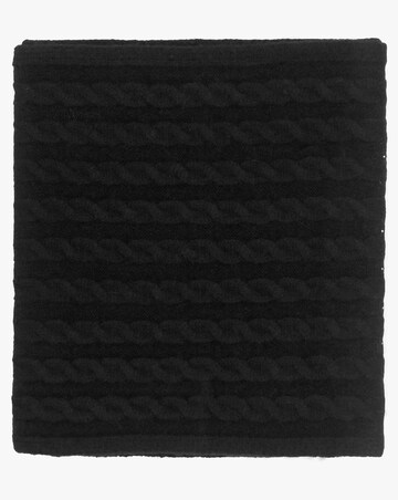 Guess Black Knitted G Logo Diamante Scarf