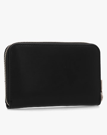 Guess Jane Medium Black Zip Around Wallet