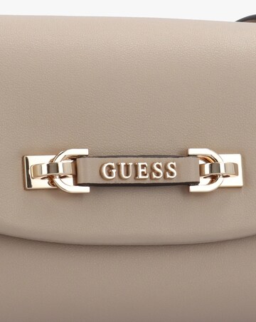 Guess Lefia Large Flap Taupe Shoulder Bag