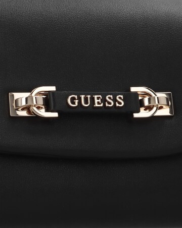 Guess Lefia Large Flap Black Shoulder Bag