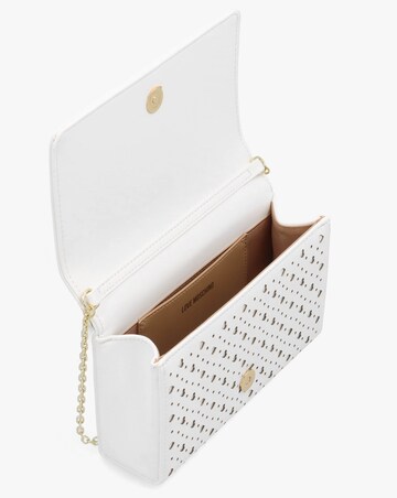 Love Moschino Heart Basket White Cross-Body Bag