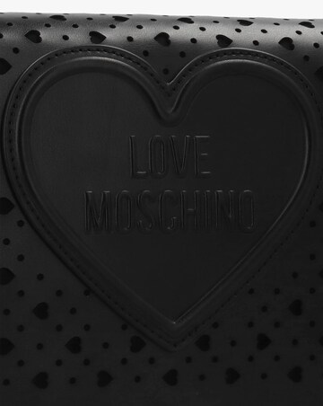 Love Moschino Heart Basket Black Shoulder Bag