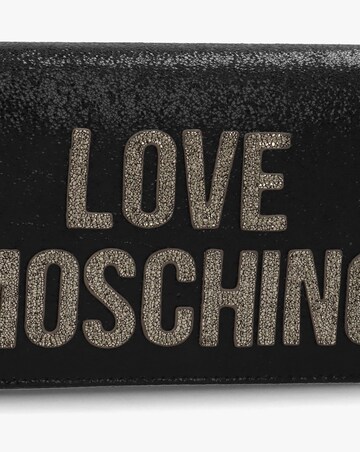 Love Moschino Smart Logo Black Shoulder Bag