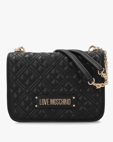 Love Moschino Quilted II Black Shoulder Bag