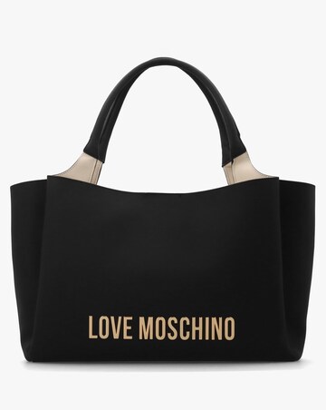 Love Moschino Bold Love Black Shopper Bag