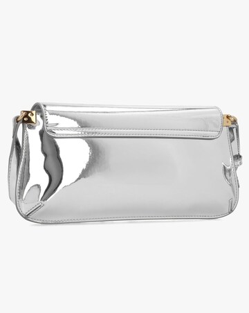 Love Moschino Smart Silver Evening Shoulder Bag