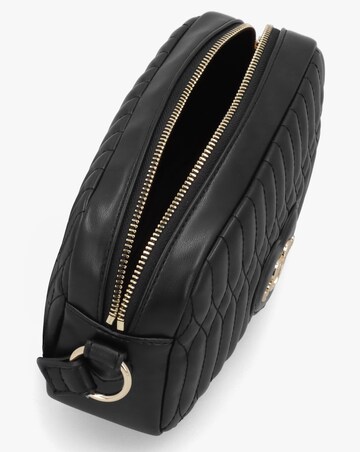 Love Moschino Quilted Bubble Love Black Cross-Body Bag