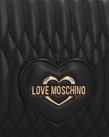 Love Moschino Quilted Bubble Love Black Cross-Body Bag