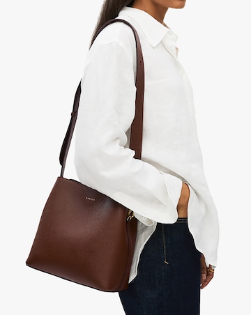 Radley Dukes Place Medium Chocolate Leather Cross-Body Bag