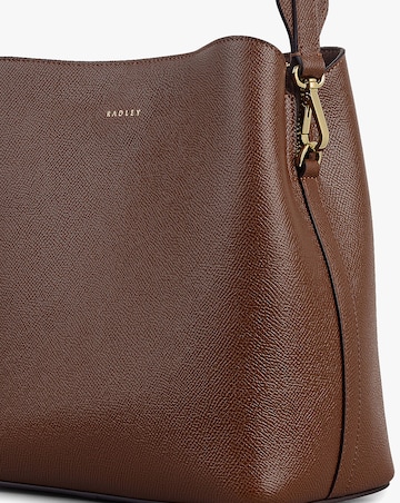 Radley Dukes Place Medium Chocolate Leather Cross-Body Bag