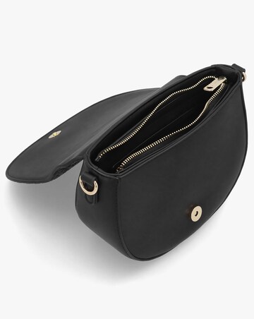 Valentino Bags Falak Black Debossed Logo Cross-Body Bag