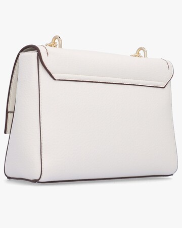 Valentino Bags Samantha White Front Flap Shoulder Bag