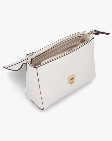 Valentino Bags Samantha White Front Flap Shoulder Bag