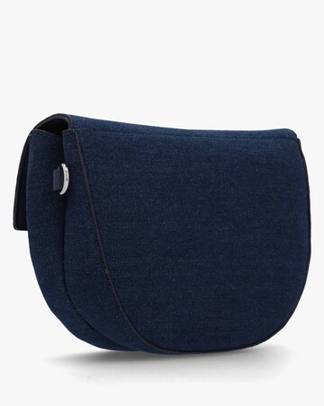 Valentino Bags Bigs Denim Navy Satchel Bag