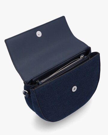 Valentino Bags Bigs Denim Navy Satchel Bag