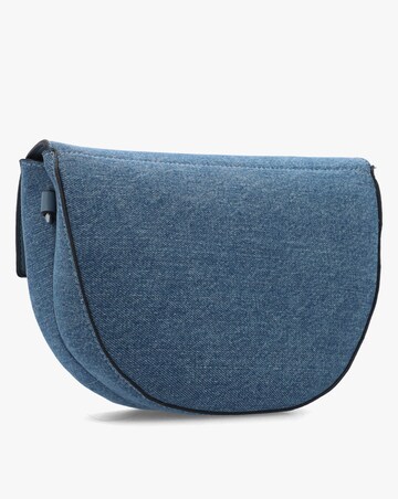 Valentino Bags Bigs Denim Navy Satchel Bag