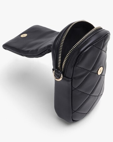 Valentino Bags Ocarina Quilted Black Mobile Phone Case On A Strap