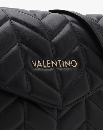 Valentino Bags Petal Quilted Chevron Black Cross-Body Bag