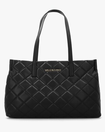 Valentino Bags Ocarina Black Diamond Quilt Tote Bag