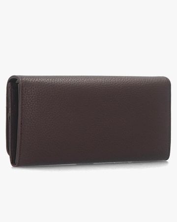 Valentino Bags Alexia Brown Trifold Wallet