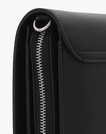 Valentino Bags Ember Black Smooth Front Flap Cross-Body Bag