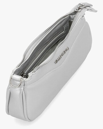 Valentino Bags Elly Silver Logo Strap Shoulder Bag