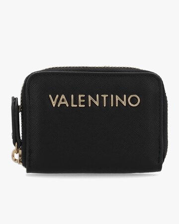 Valentino Bags Divina Small Black Zip Around Purse