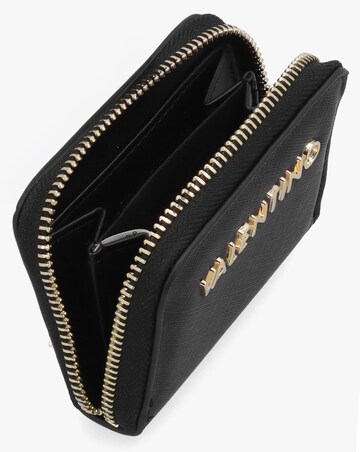 Valentino Bags Divina Small Black Zip Around Purse