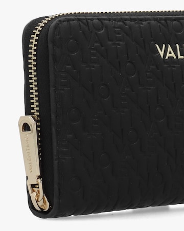 Valentino Bags Falak Black Zip Around Wallet