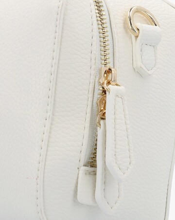 Valentino Bags Pattie Haversack White Pebbled Cross Body Bag