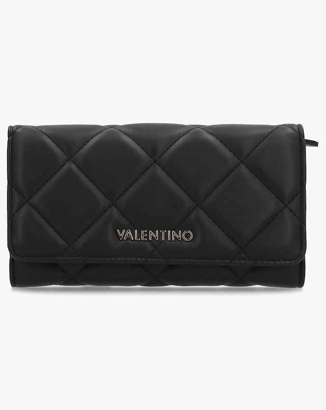 Valentino Bags Ocarina Quilted Black Wallet