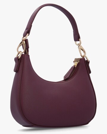 Valentino Bags Zero Burgundy Hobo Bag