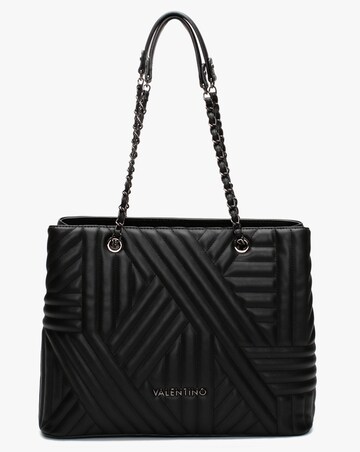 Valentino Bags Signoria Black Quilted Tote Bag