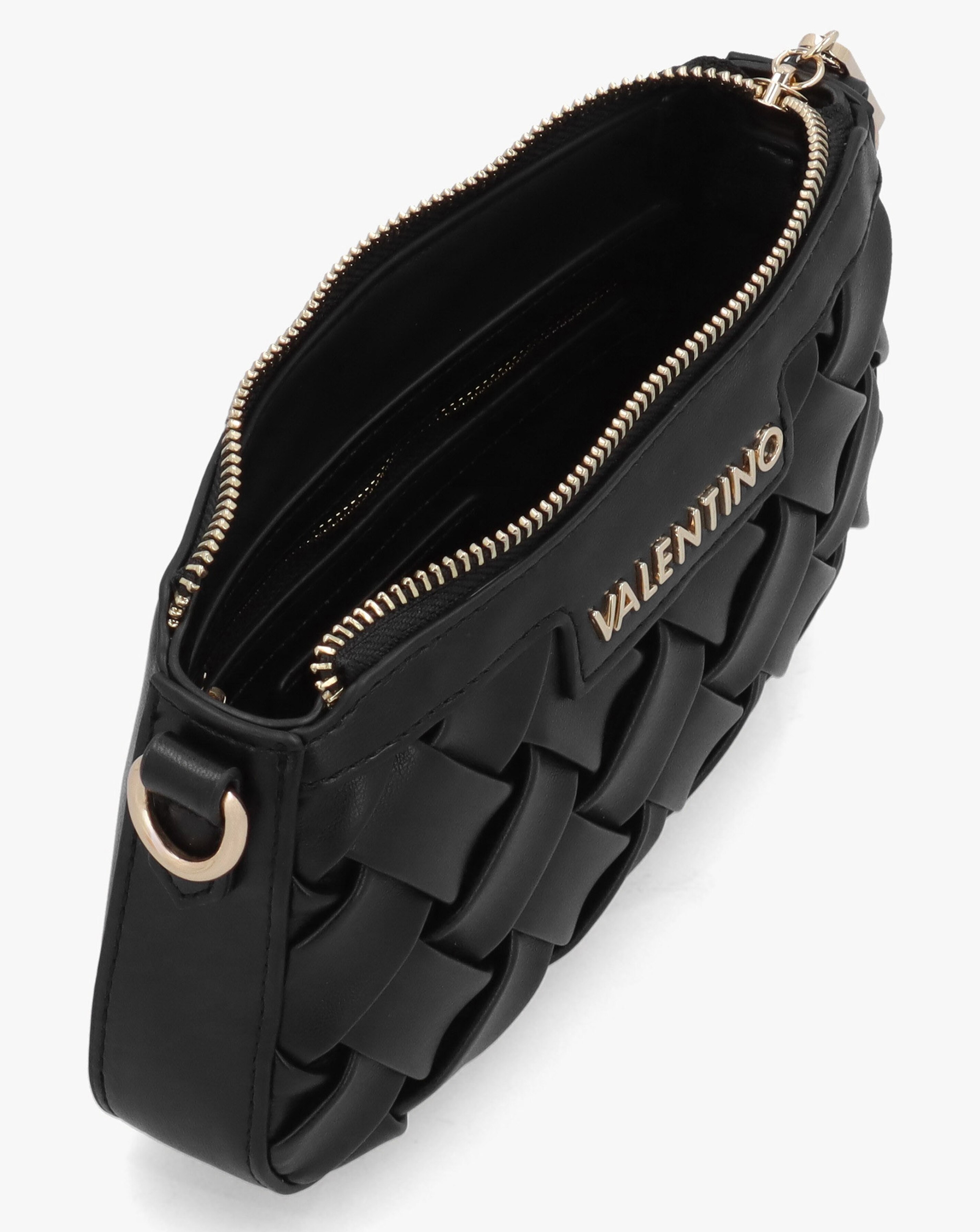 Valentino Bags Ennis Black Woven Shoulder Bag | JD Williams
