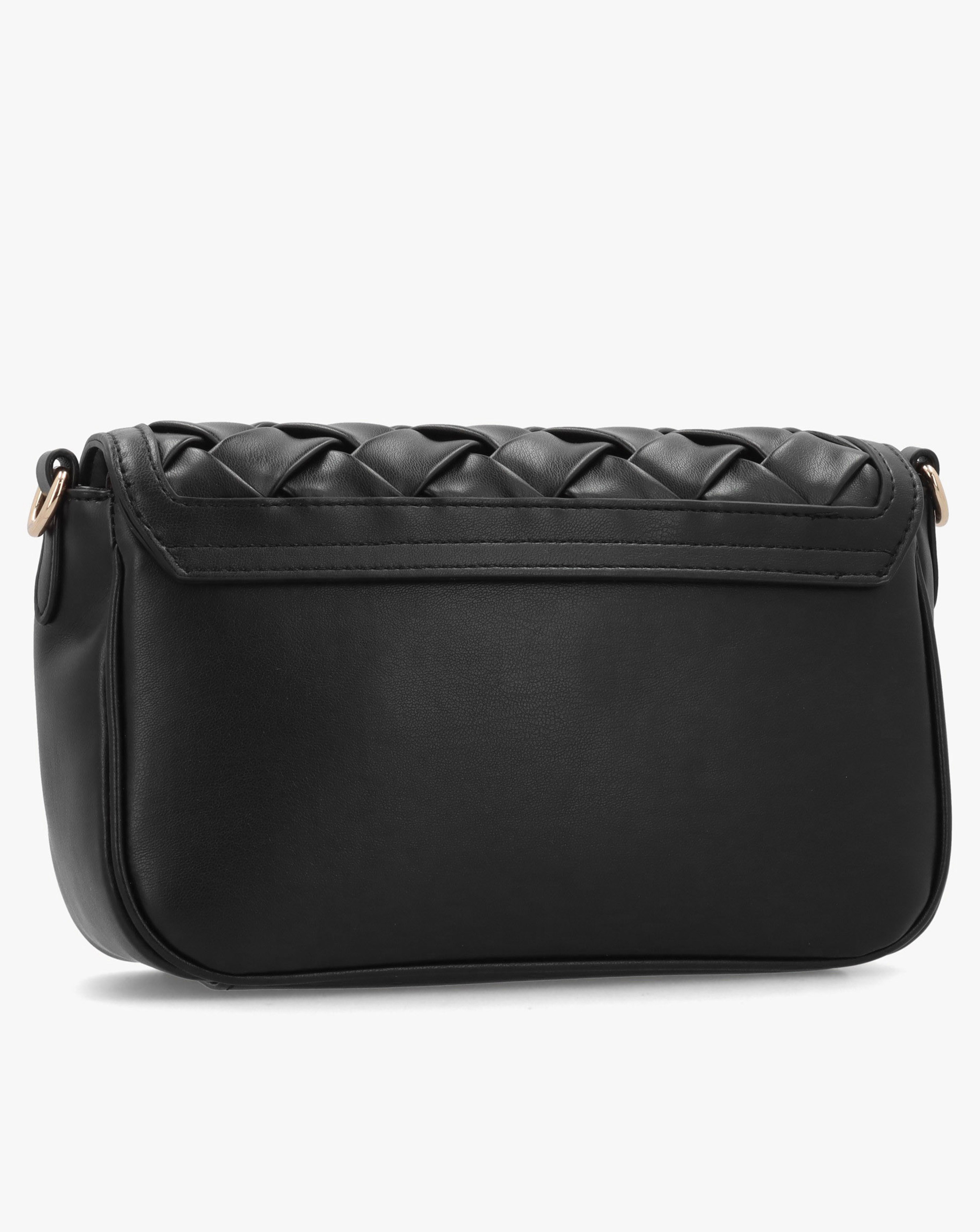 VALENTINO ブラック ショルダーバッグ Valentino Bags Ennis Black Woven Shoulder Bag | JD Williams