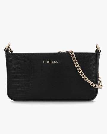 Fiorelli Ayla Black Moc Croc Clutch Bag