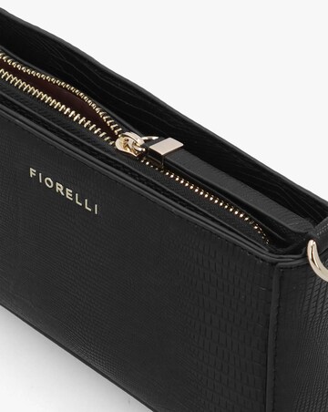 Fiorelli Ayla Black Moc Croc Clutch Bag