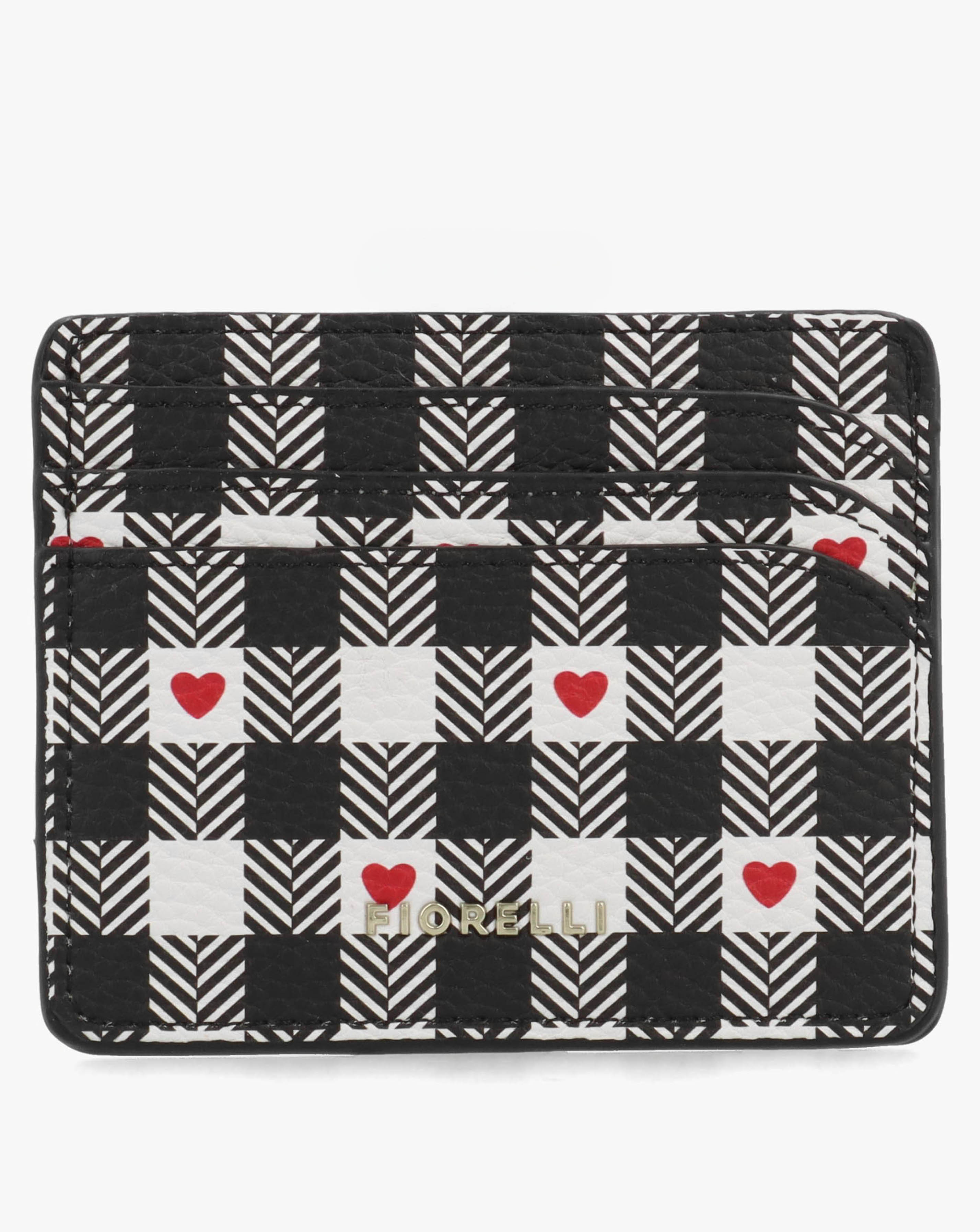New In - Fiorelli Marnie Gingham Heart Card Case