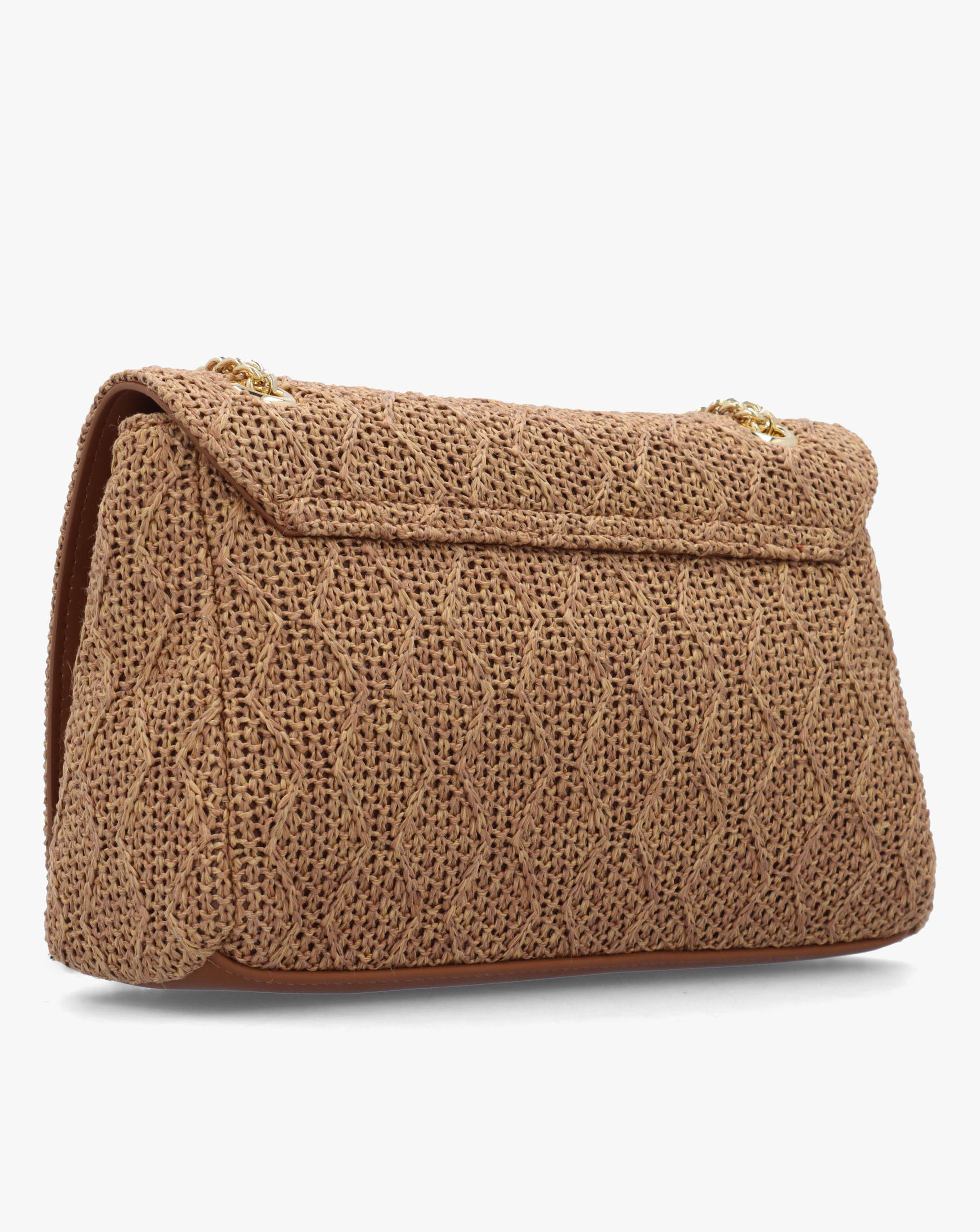 Valentino Bags Ocarina Summer Tan Woven Satchel Bag | JD Williams