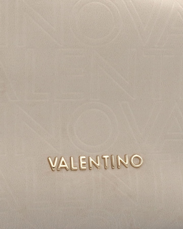 Valentino Bags Max Beige Debossed Logo Bag