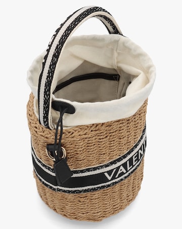Valentino Bags Boho Natural Woven Bucket Bag