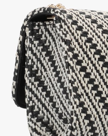 Valentino Bags Divina Summer Black Multi Woven Shoulder Bag