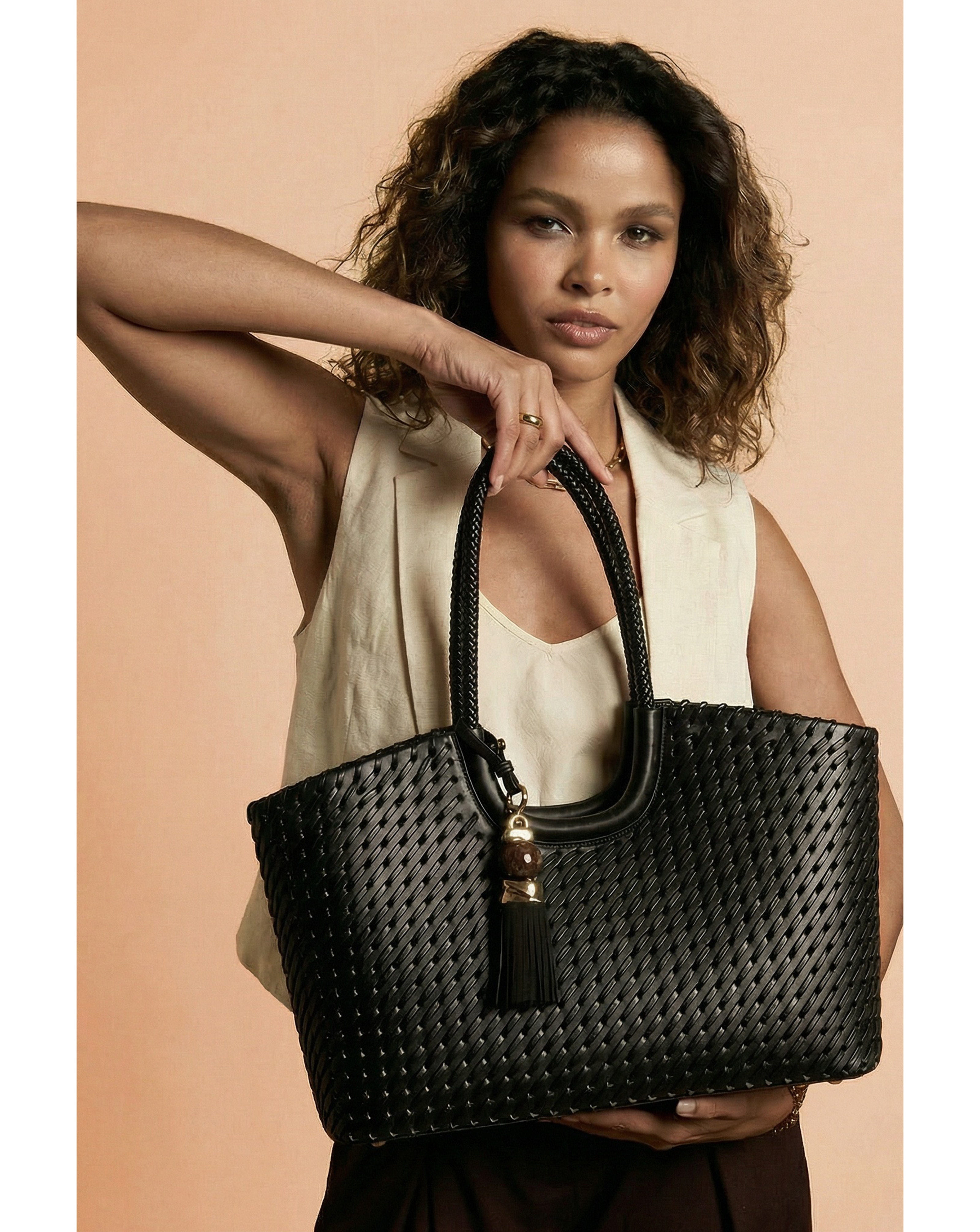 New In - Luella Grey Lillie Whipstitch Tote